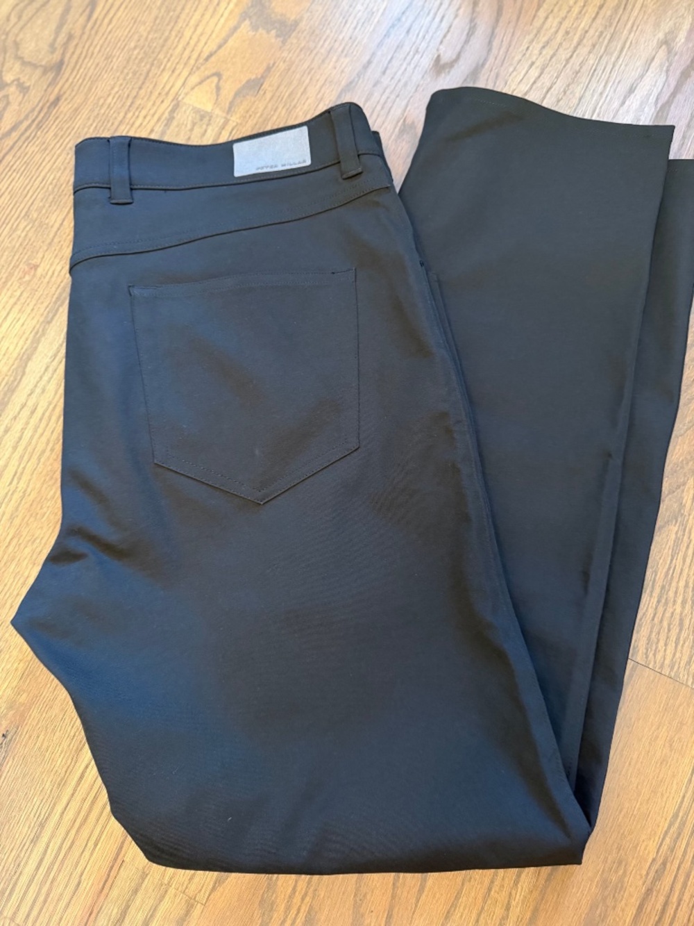Peter Millar Men’s 33x30 Black Charcoal 5 Pocket Stretch Pants